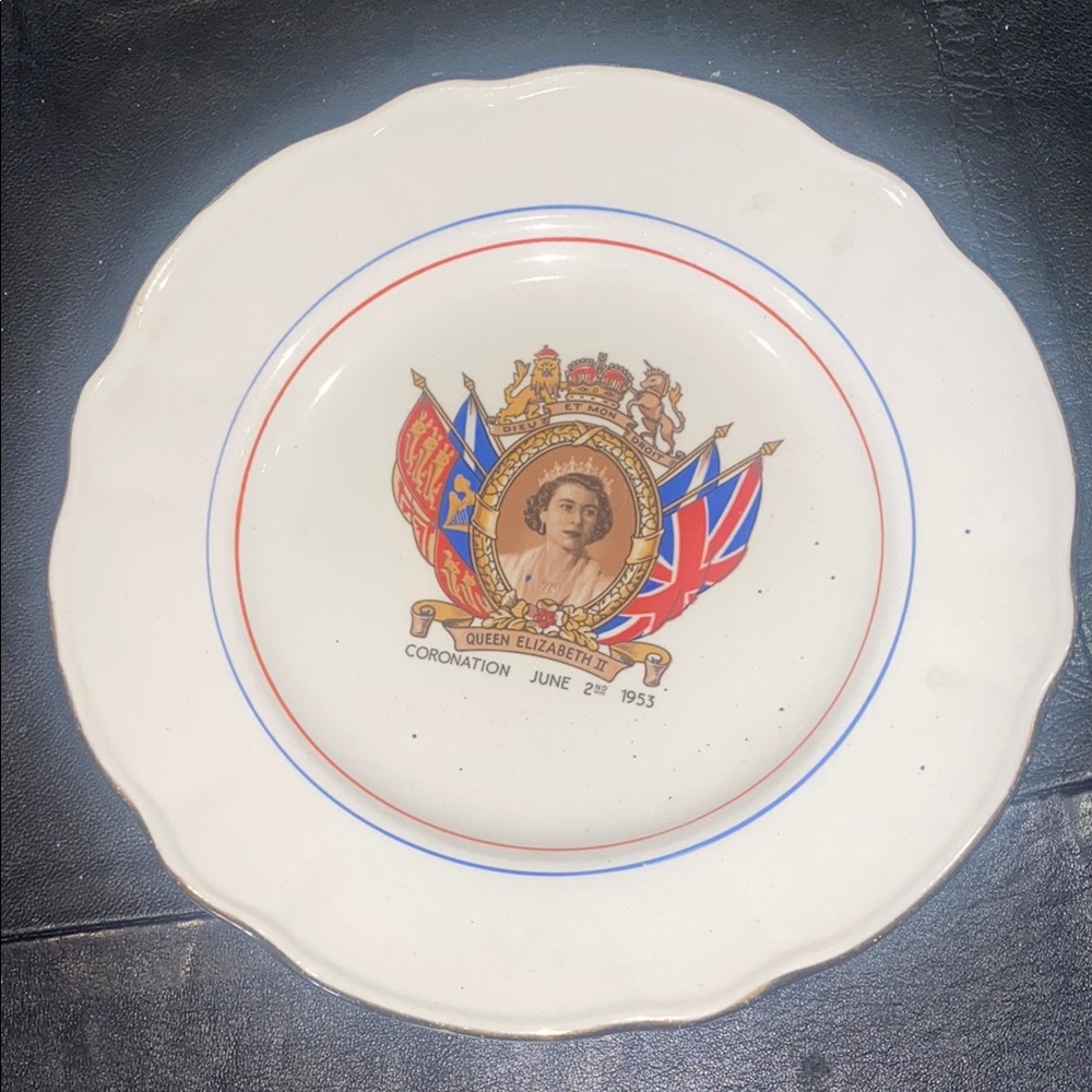 Coronation 1953 Queen Elizabeth collector saucer